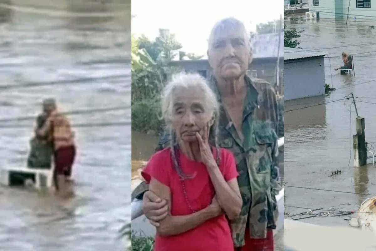 Fallece Doña Elo, sobreviviente de inundación en Poza Rica tras emotivo rescate