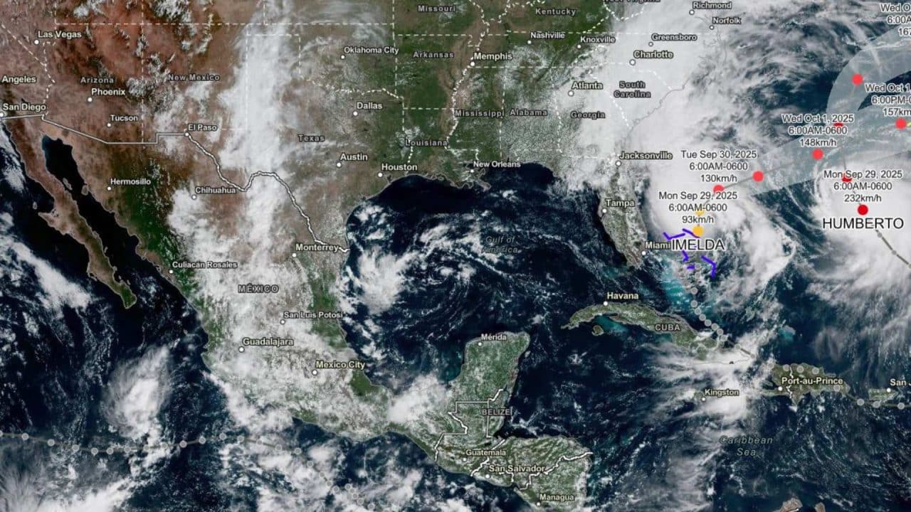 Huracán “Imelda” se debilita tras afectar Bermudas y el Caribe