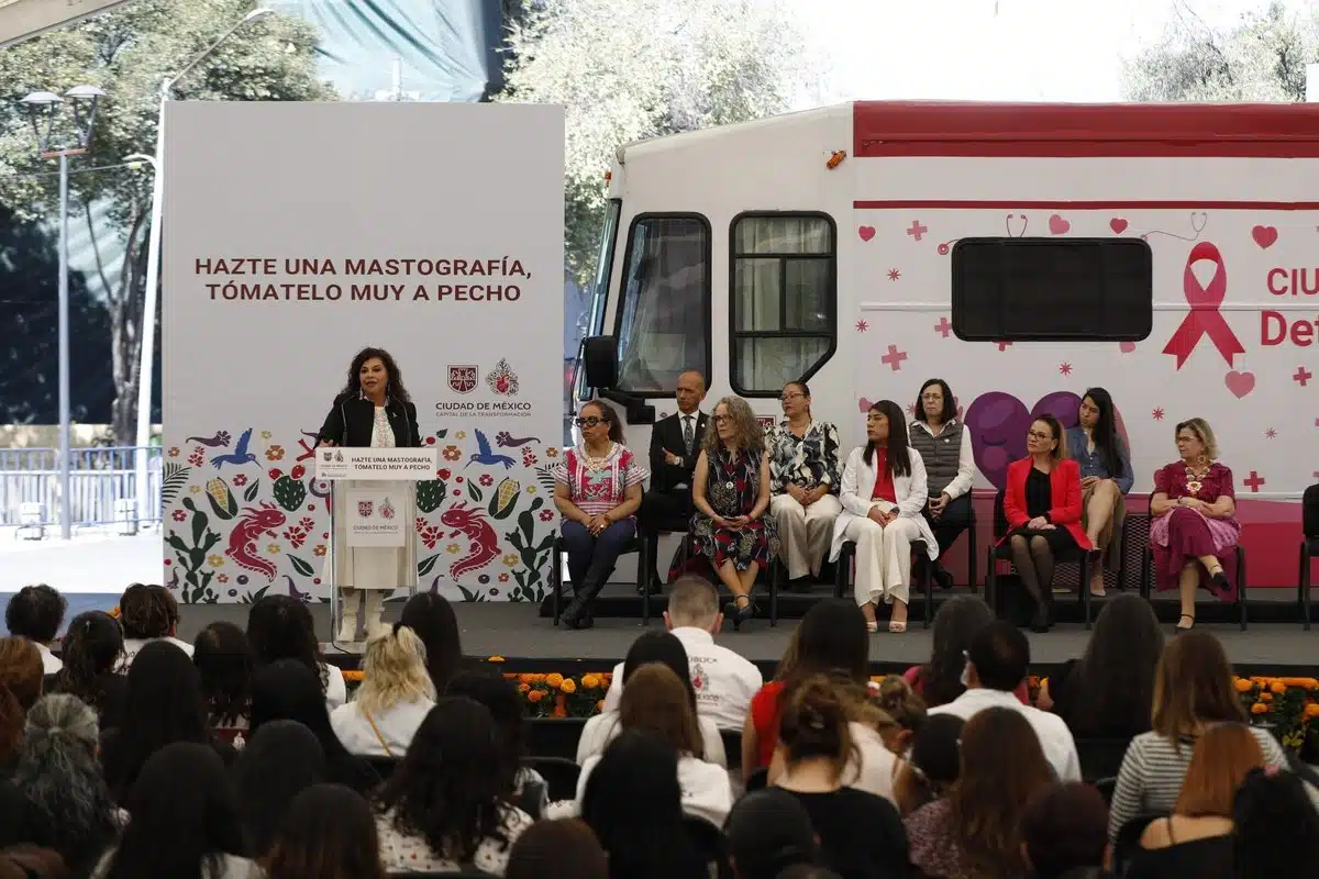 Mastógrafos móviles en CDMX: un millón de estudios gratuitos para 2026
