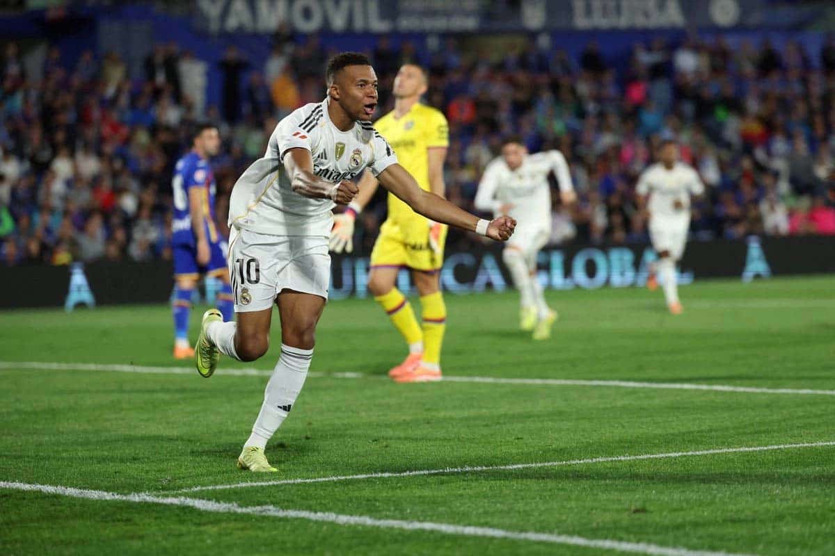 Mbappé salva al Real Madrid con un gol agónico ante Getafe Mbappé salva al Real Madrid con un gol agónico ante Getafe
