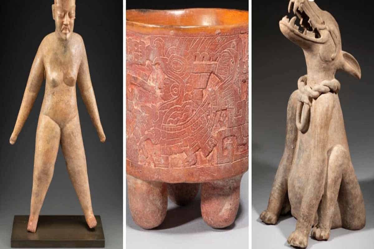 México reclama 15 piezas arqueológicas subastadas en Nueva York