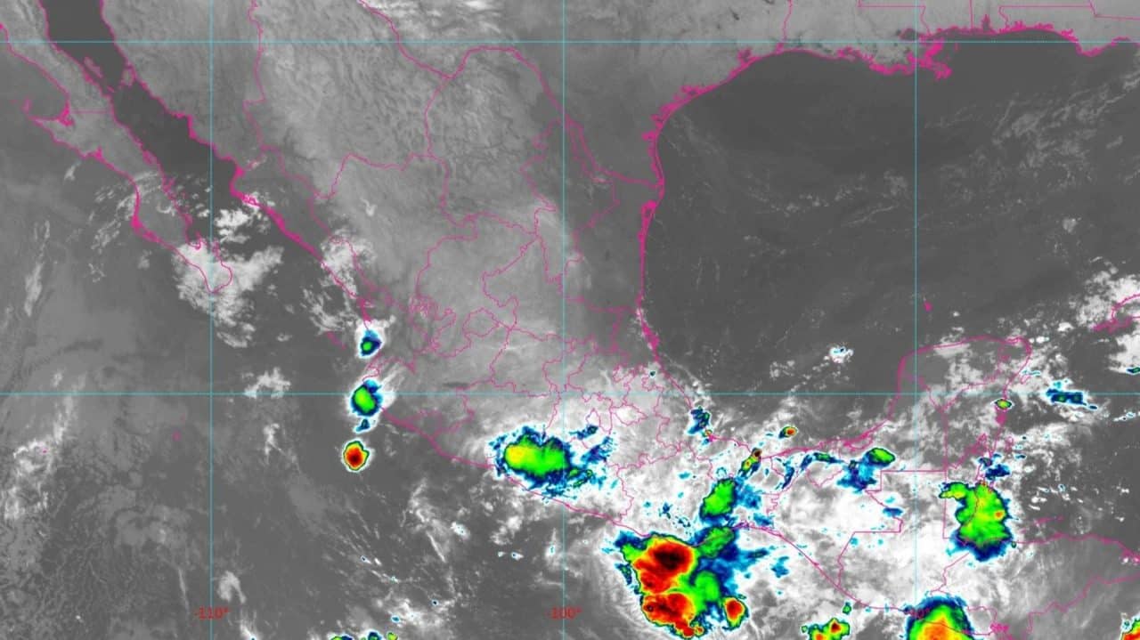 Posible tormenta "Sonia" se forma en el Pacífico