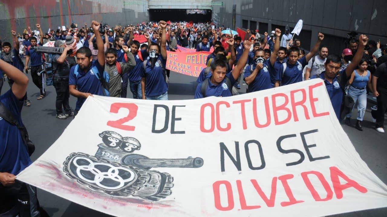 Protestas del 2 de Octubre: movilizaciones en 13 estados de México