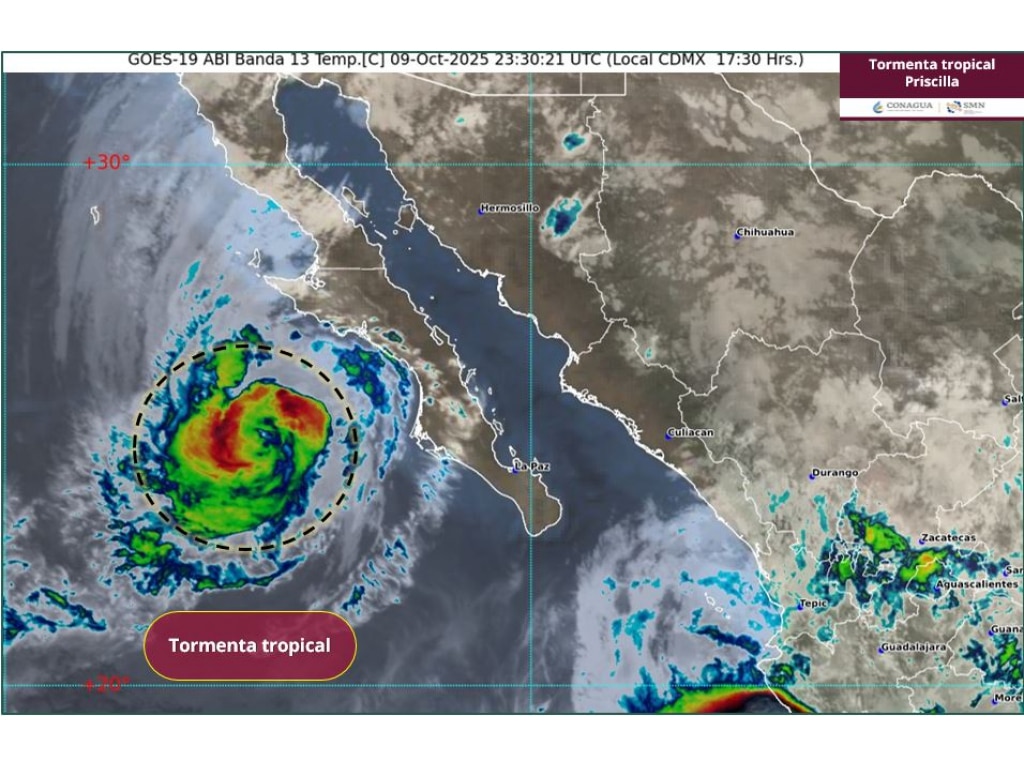 Raymond, Priscilla y otros fenómenos dejarán lluvias en estos estados