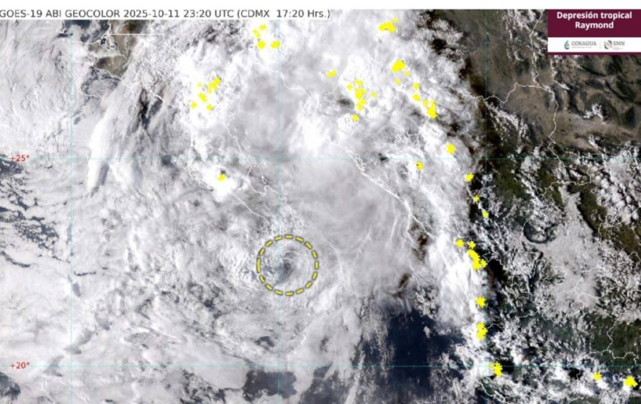 SMN alerta por remanentes de "Raymond" y frente frío 6: Estados más afectados esta semana