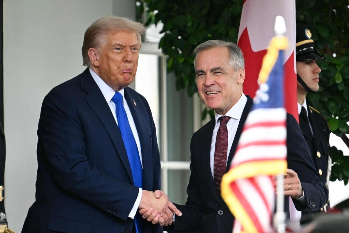 Trump destaca “grandes avances” en diálogo comercial con Canadá