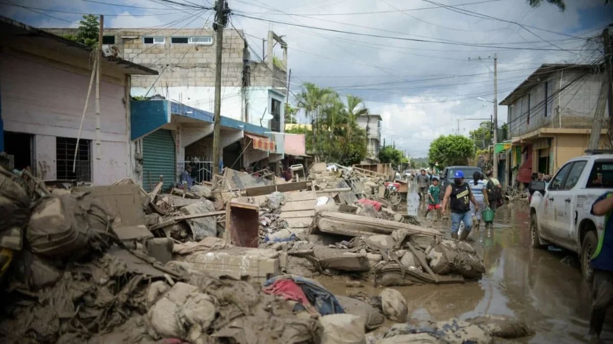Lluvias dejan 85 mil casas dañadas en Veracruz, Puebla, Hidalgo y más