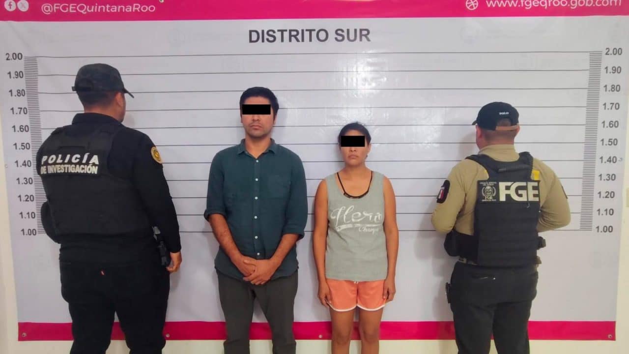 Pareja detenida por fraude en crematorio de Chetumal