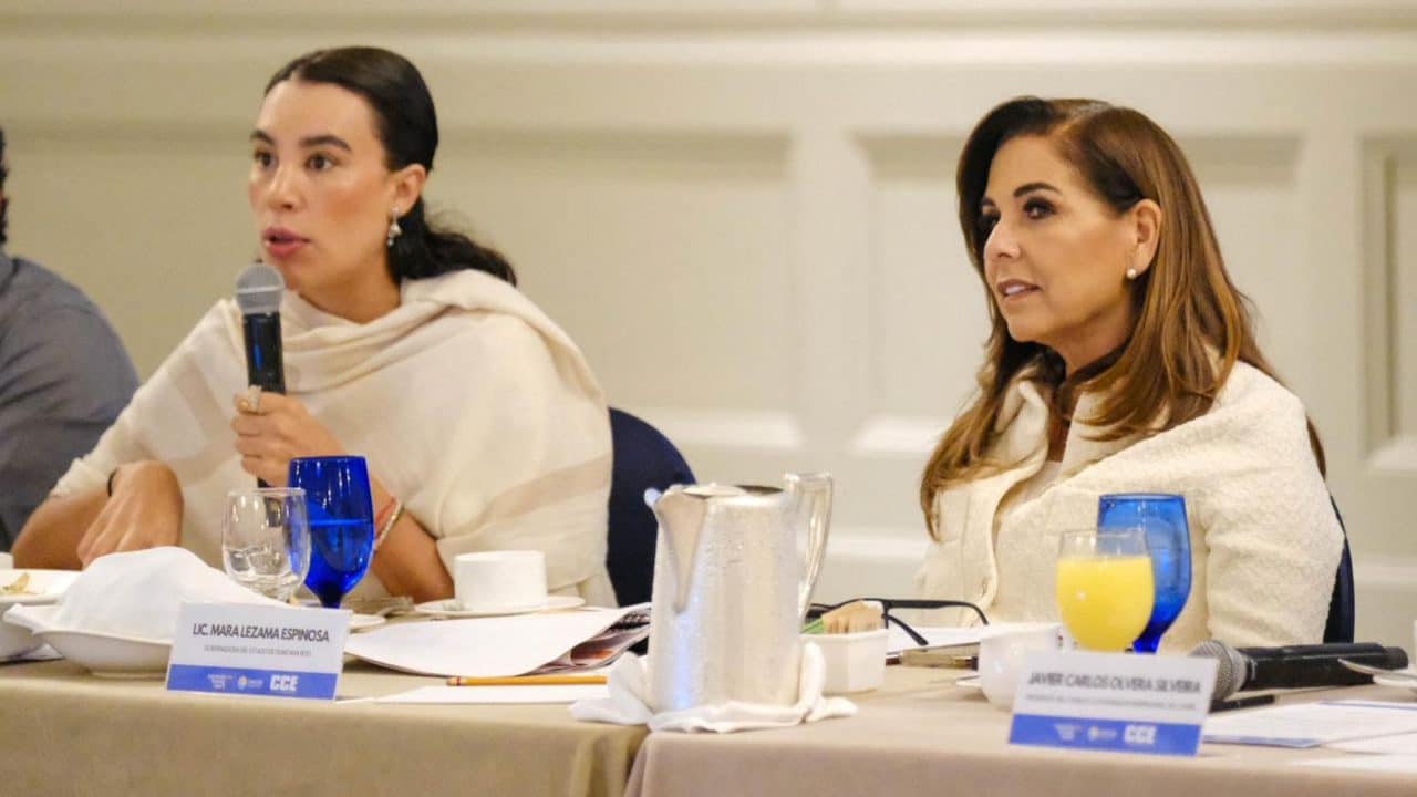 Mara Lezama y Josefina Rodríguez coordinan estrategias con hoteleros en Cancún