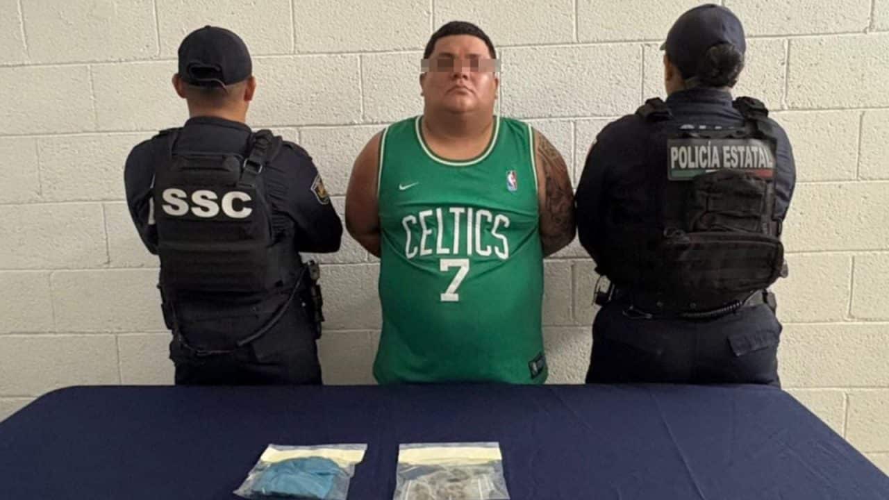 Detienen en Cozumel a presunto implicado en delitos contra la salud