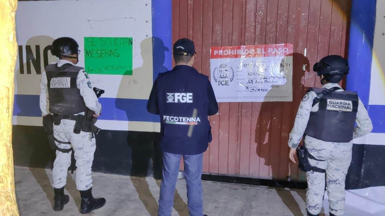 Rescatan en bar de Cancún a nueve mexicanas víctimas de trata Rescatan en bar de Cancún a nueve mexicanas víctimas de trata