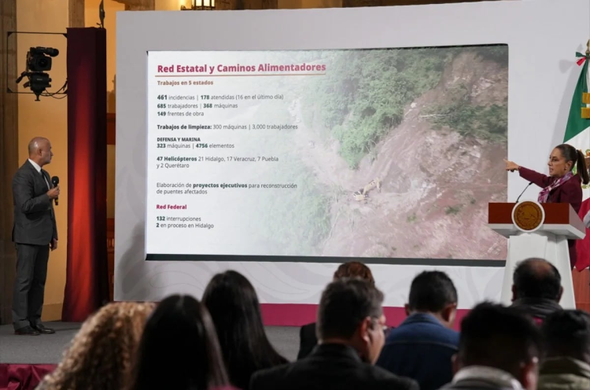 Gobierno federal avanza en reconstrucción de 60 puentes tras lluvias