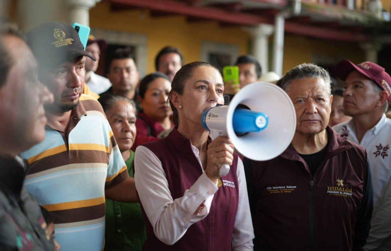 sheinbaum_poza_rica_inundaciones Sheinbaum supervisa apoyos y limpieza en Poza Rica, Veracruz