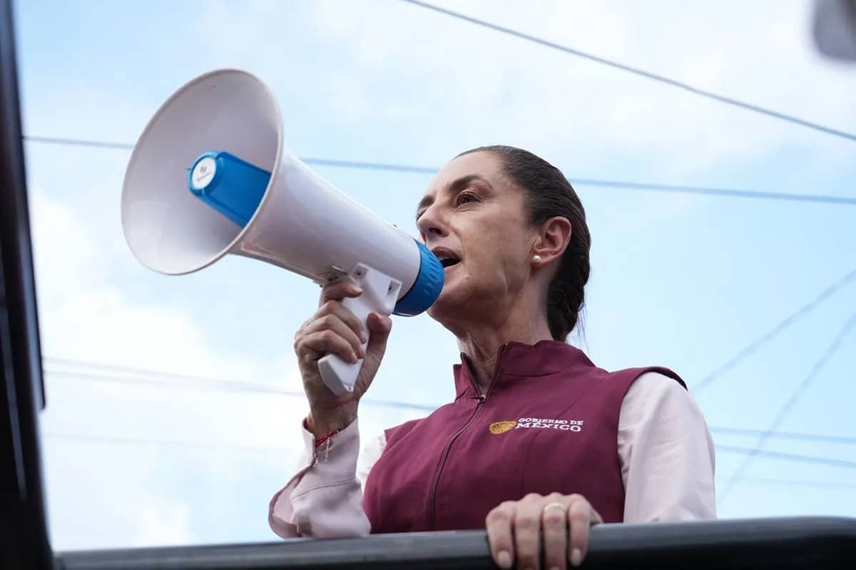 Sheinbaum pide a damnificados de Tianguistengo “pensar su voto” tras reclamos