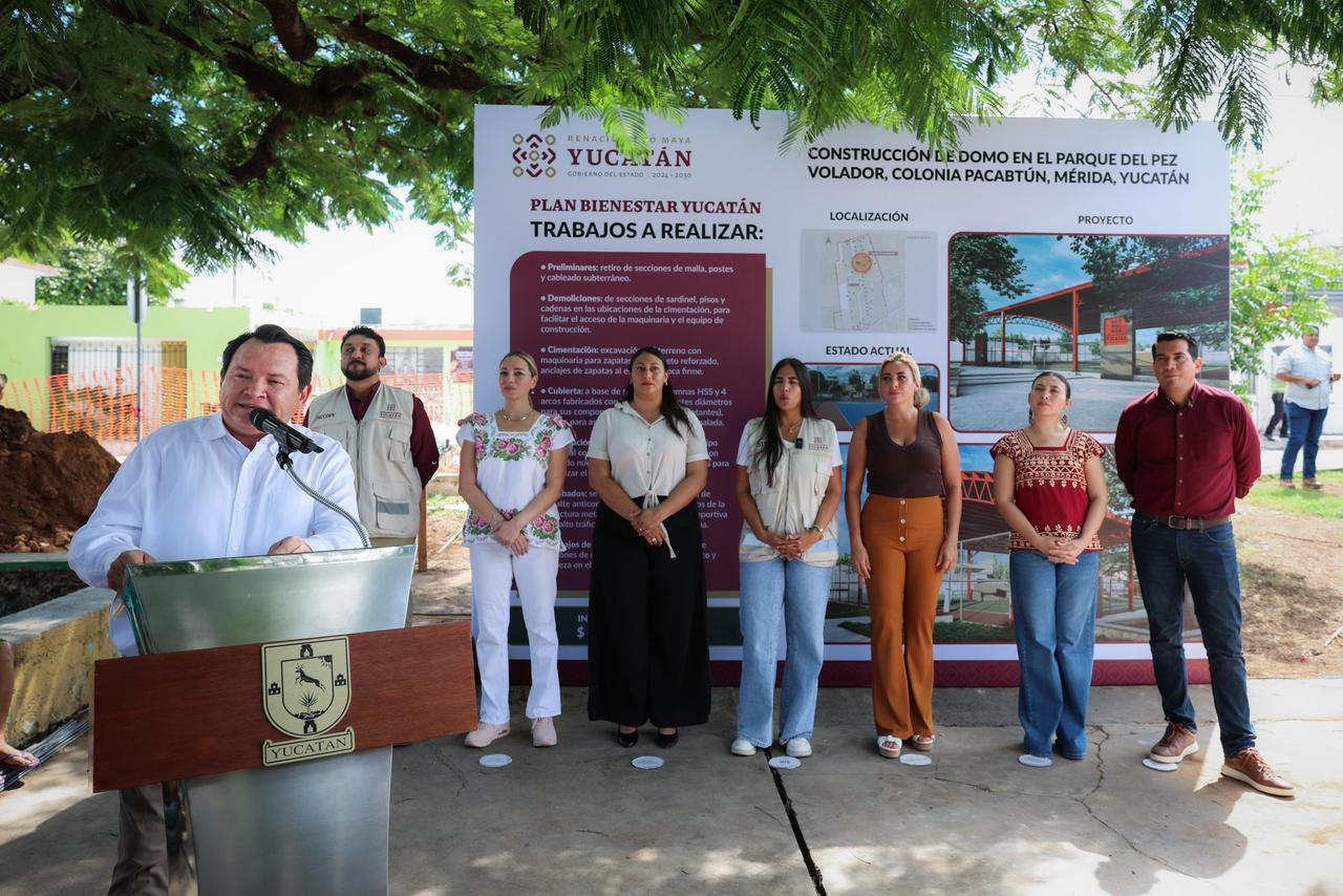 Anuncian construcción de un domo en 'El Pez Volador' de Mérida Anuncian construcción de un domo en 'El Pez Volador' de Mérida