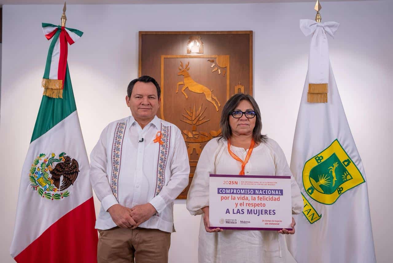 Yucatán respalda compromiso nacional contra la violencia hacia las mujeres