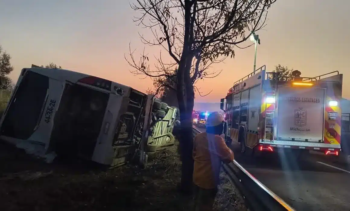 Accidente de autobús: tragedia en Morelia-Pátzcuaro deja 10 muertos