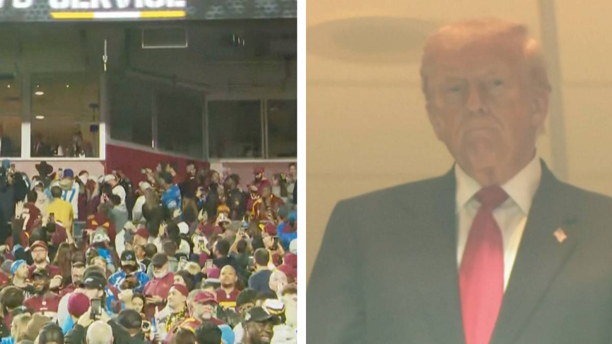 Donald Trump recibe abucheos en partido de la NFL entre Commanders y Lions Donald Trump recibe abucheos en partido de la NFL entre Commanders y Lions