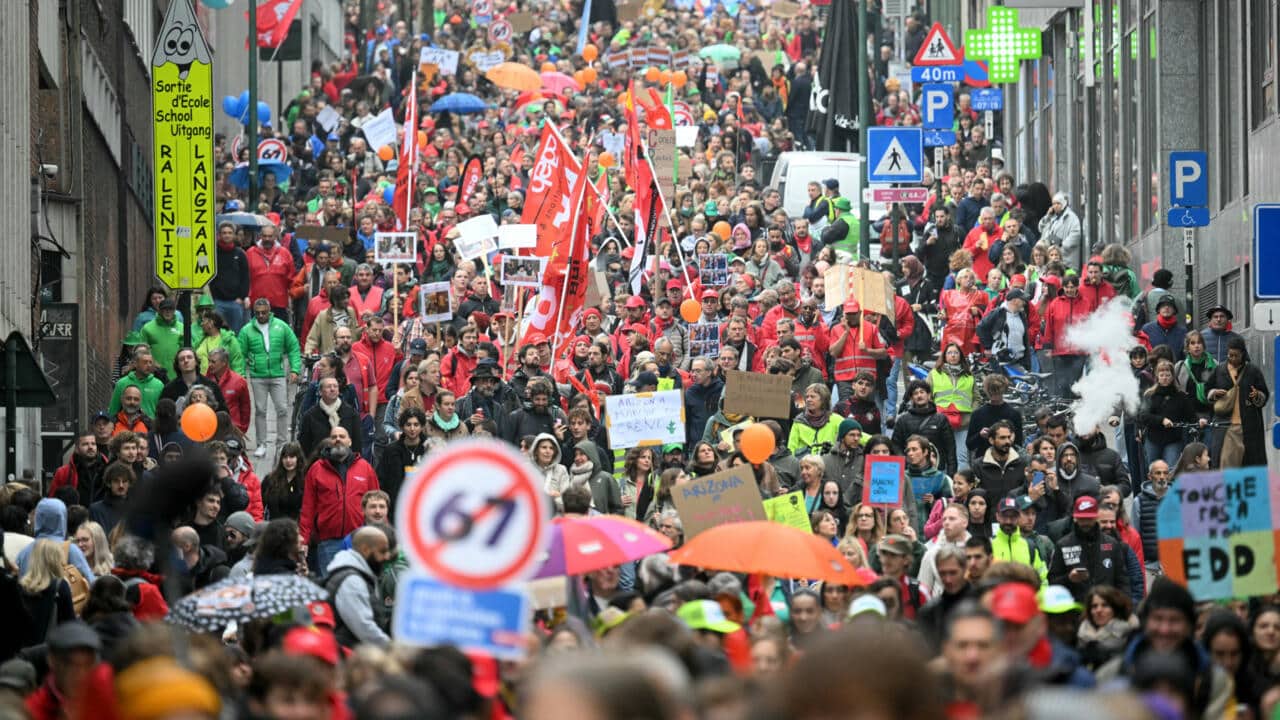 Huelga en Bélgica paraliza el transporte y anticipa nuevas movilizaciones
