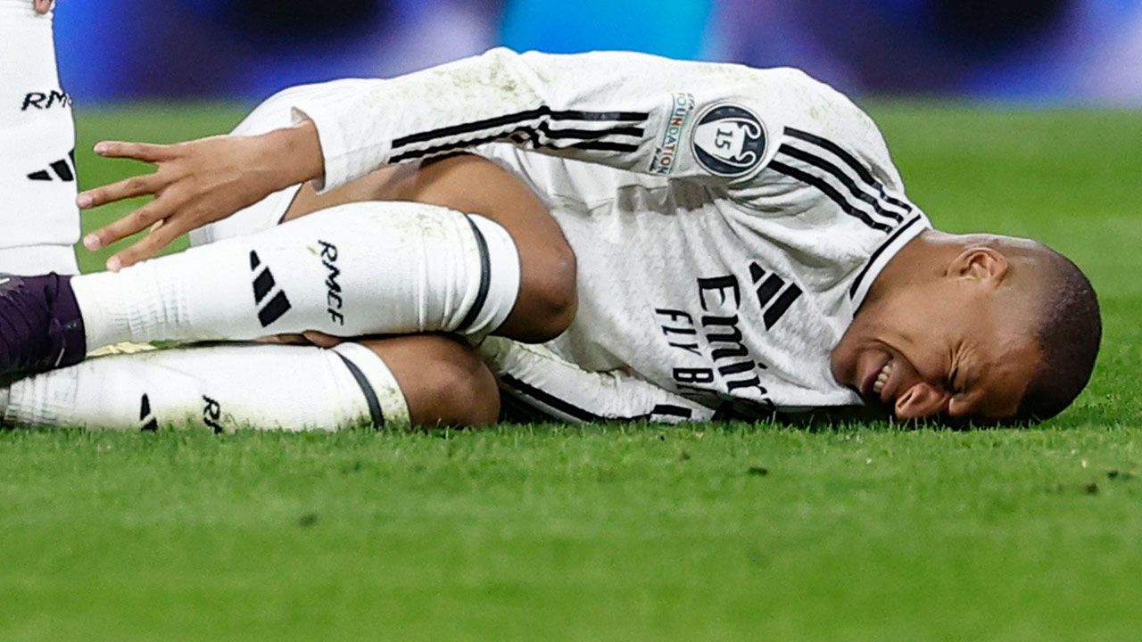 Lesión de Mbappé alarma al Real Madrid tras abandonar a Francia