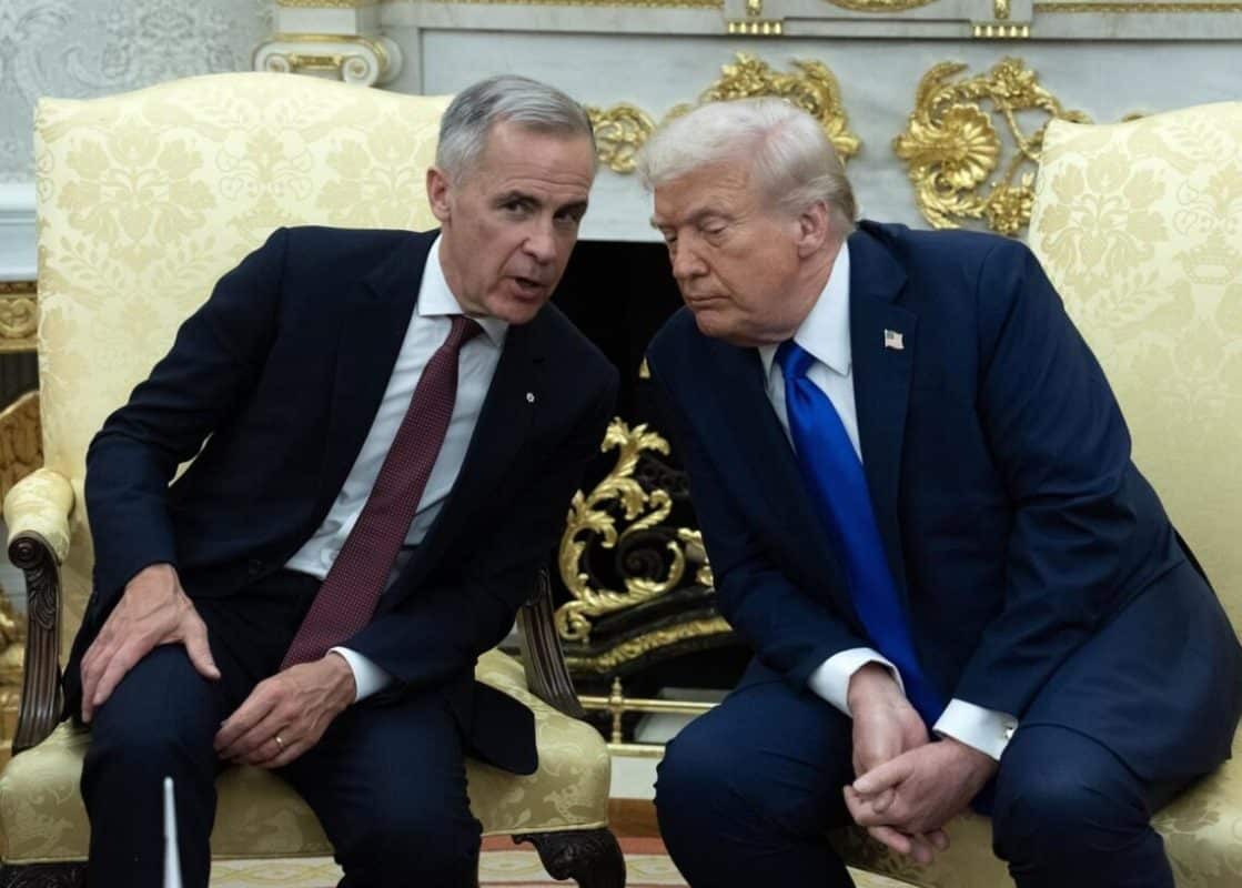 Mark Carney se disculpa con Trump tras polémica por anuncio de Ontario