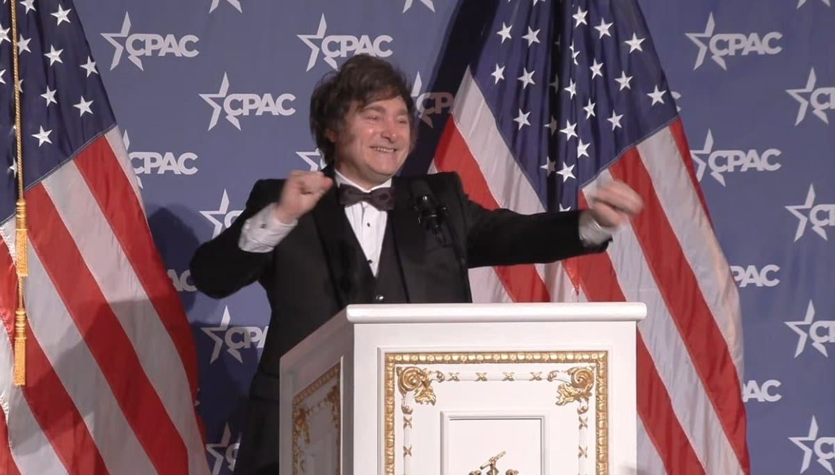 Milei defiende el capitalismo como la “verdadera justicia del mundo”