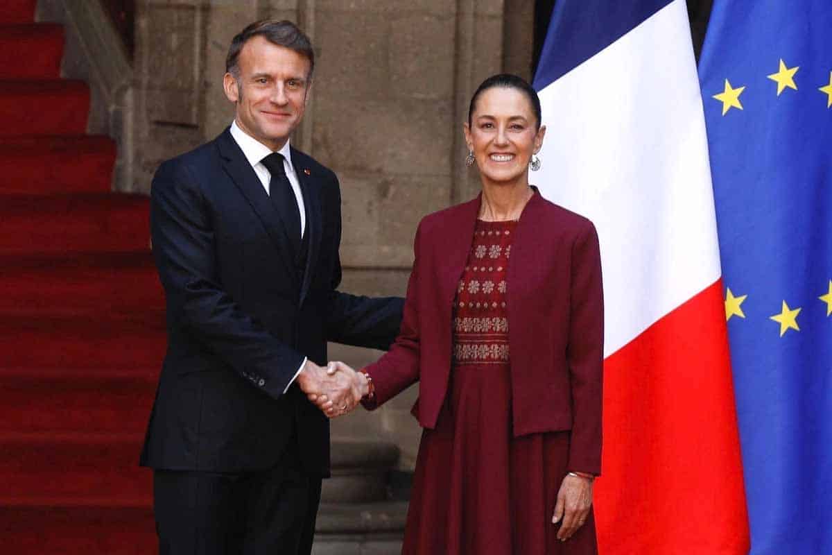 Sheinbaum y Macron sellan nueva alianza México-Francia por seguridad