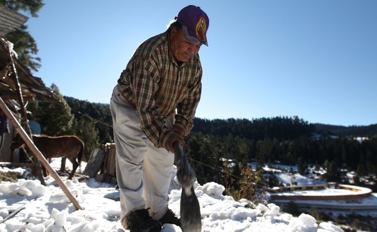 Tormenta invernal en México: primeros estados afectados en 2025