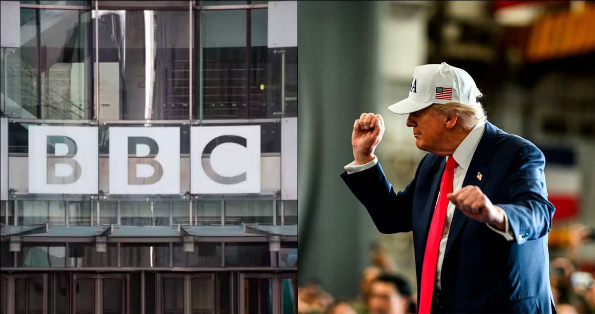 Trump amenaza con demandar a la BBC por manipular su discurso del Capitolio Trump amenaza con demandar a la BBC por manipular su discurso del Capitolio