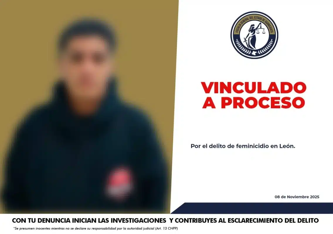 Vinculan a proceso a Lázaro Alan por feminicidio de su madre en León, Guanajuato