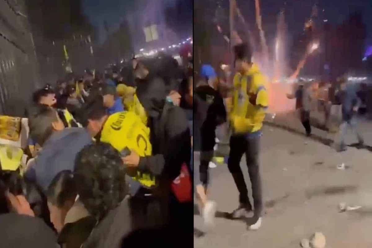 Violencia en Toluca aficionados del América agredidos antes del duelo Violencia en Toluca: aficionados del América agredidos antes del duelo