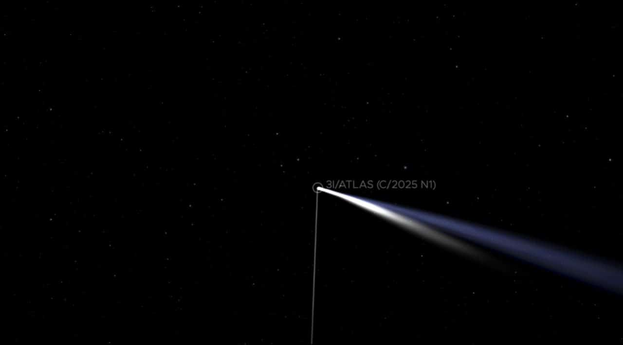 cerca estará de la Tierra el Cometa 3I/ATLAS