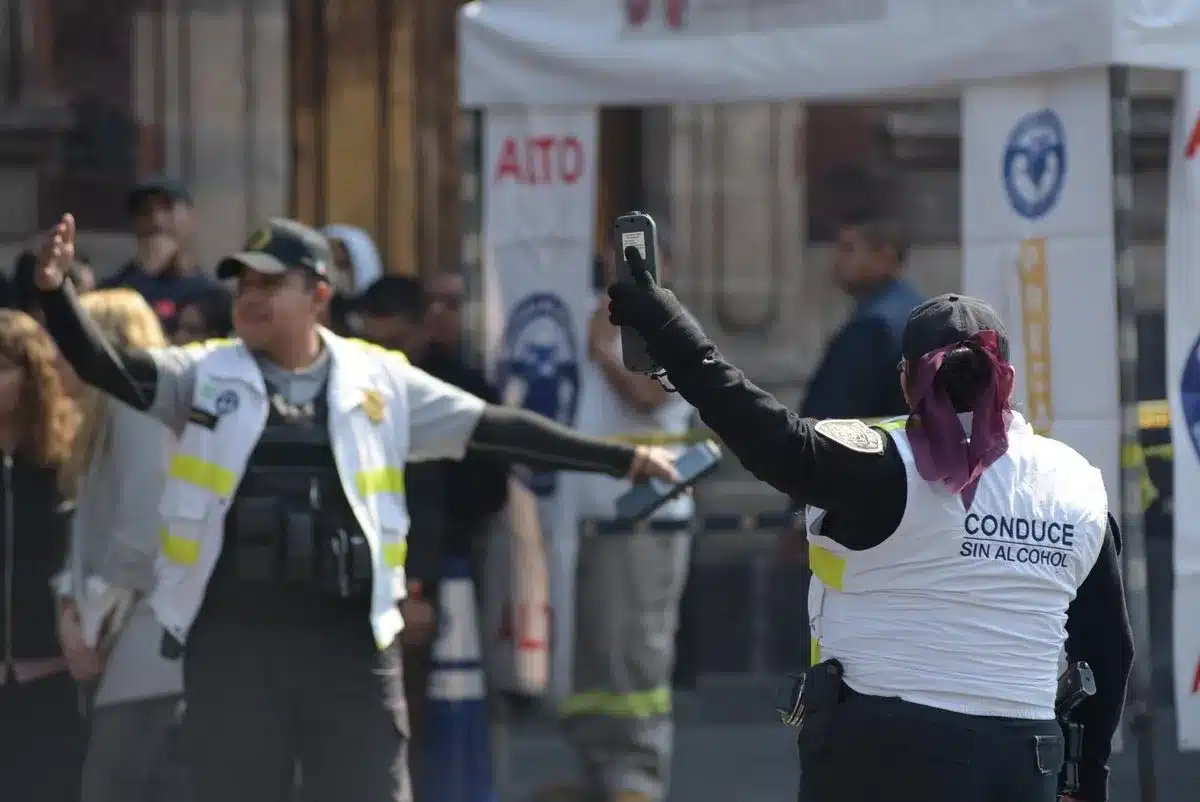 Alcoholímetro decembrino CDMX deja 72 sancionados en su primer día
