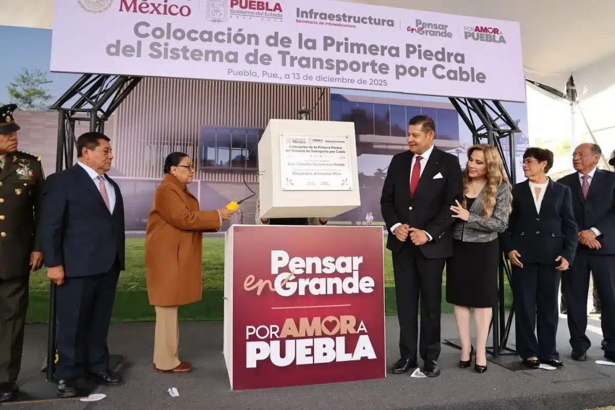 Cablebús Puebla arranca obras: inversión histórica para la movilidad