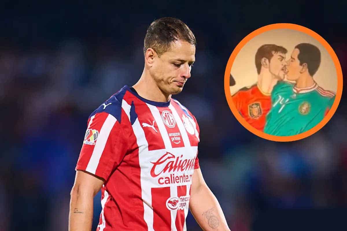 Chicharito Hernández se vuelve viral por mural en casa de Sia