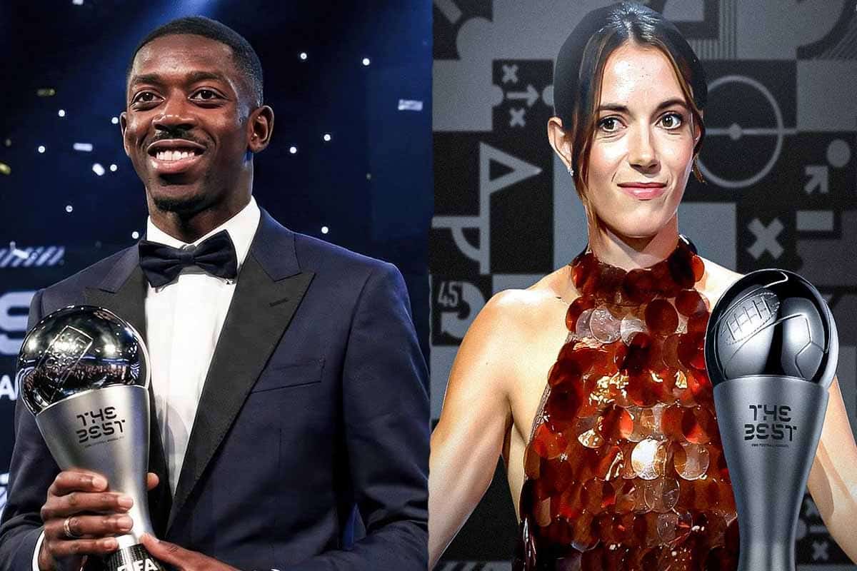 Dembélé y Bonmatí son los máximos ganadores en la gala The Best