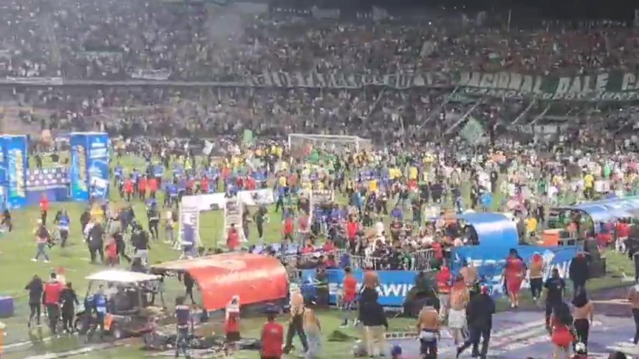 Disturbios en Medellín: 59 heridos en la final de la Copa Colombia