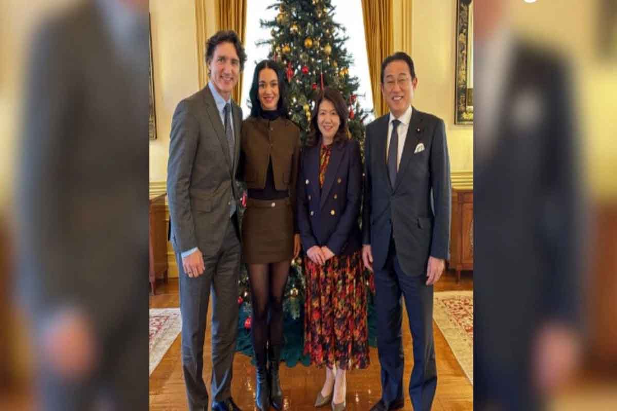 Katy Perry deslumbra junto a Justin Trudeau en Japón