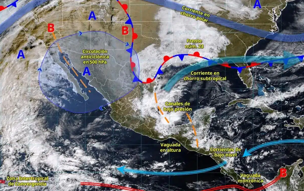 Prevén heladas y caída de nieve por el Frente Frío 24