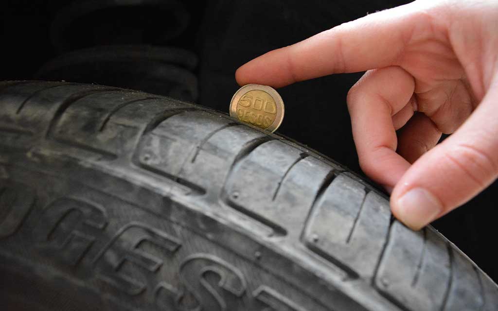 Prueba de la moneda: cuándo cambiar llantas según desgaste