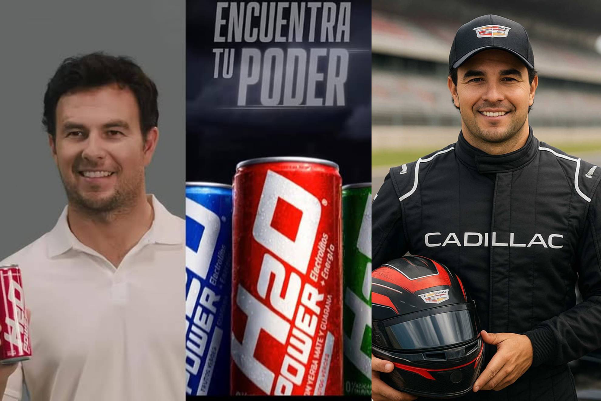 Checo Pérez reta a Red Bull en el mercado de bebidas con H2O Power