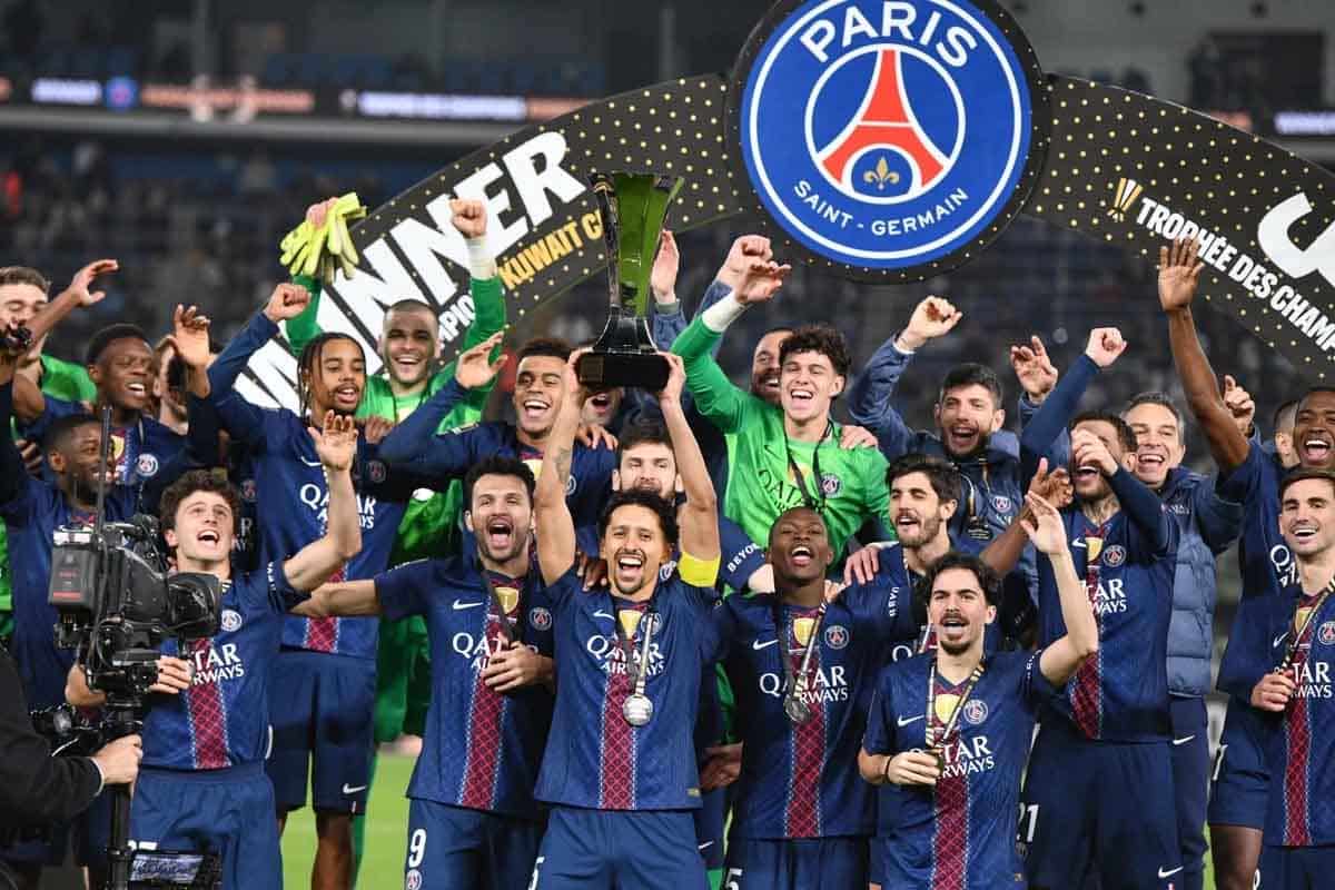 PSG conquista la Supercopa de Francia y firma un récord