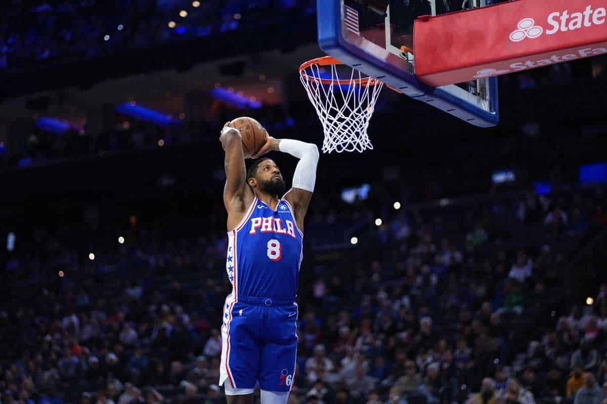 Paul George suspendido 25 juegos y sacude a los 76ers