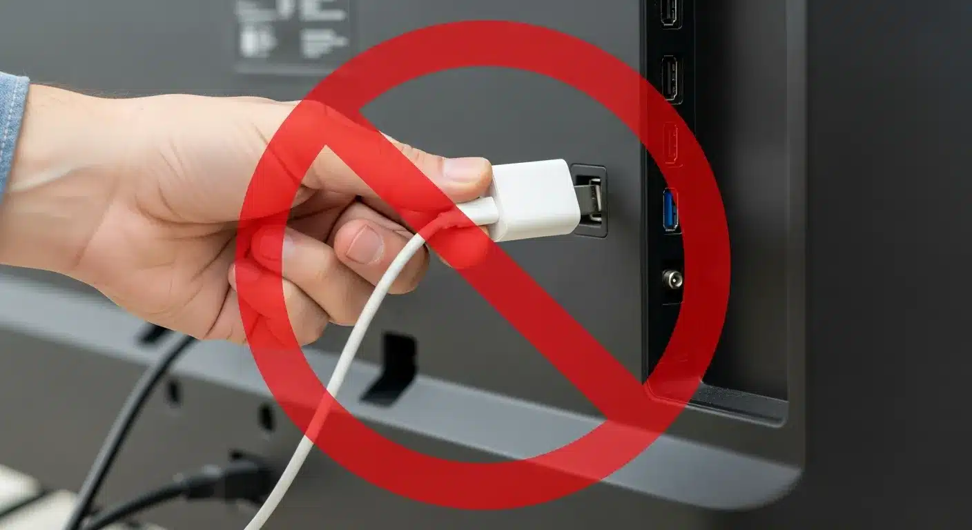 USB del televisor: dispositivos que nunca debes conectar