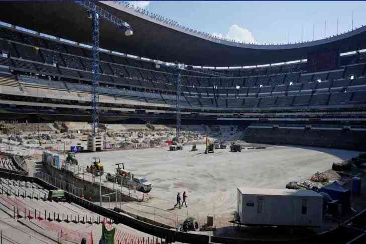 Estadio Azteca listo para el Mundial pese a obras pendientes