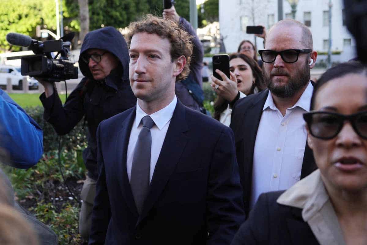 Mark Zuckerberg testifica en tribunal sobre adicción a redes sociales Mark Zuckerberg testifica en tribunal sobre adicción a redes sociales