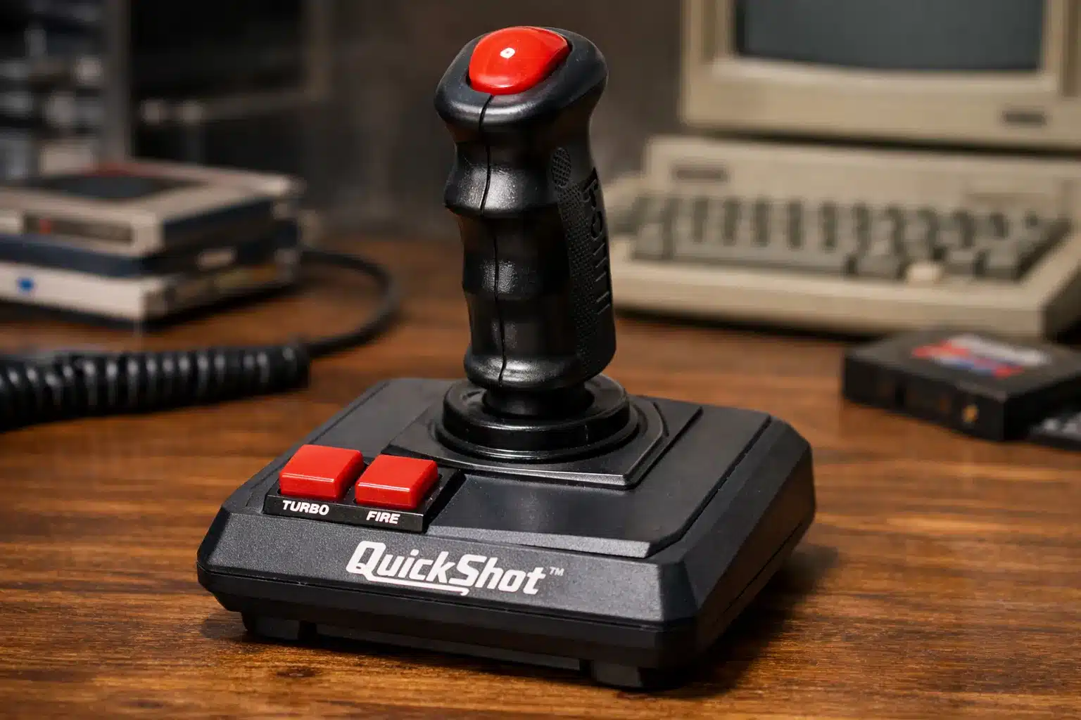 The QuickShot vuelve para PC: el joystick gamer de los 80 renace