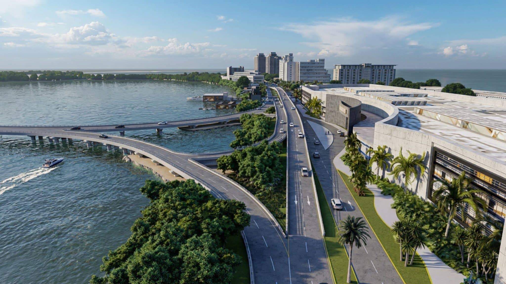 Cancún: así será el distribuidor vial que unirá el Puente Nichupté y la zona hotelera