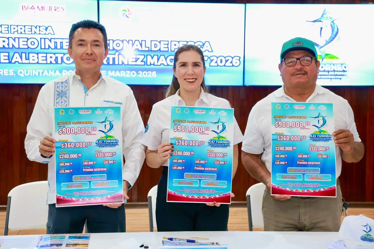Anuncian XXI Torneo Internacional de Pesca en Isla Mujeres Anuncian XXI Torneo Internacional de Pesca en Isla Mujeres