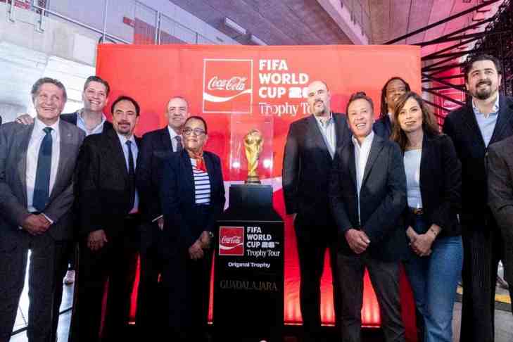 Guadalajara inicia tour del trofeo rumbo al Mundial 2026
